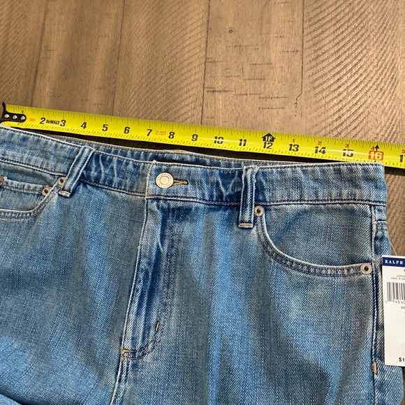 Lauren Ralph Lauren Wide Leg Blue Jeans Women size 10 - Picture 7 of 7